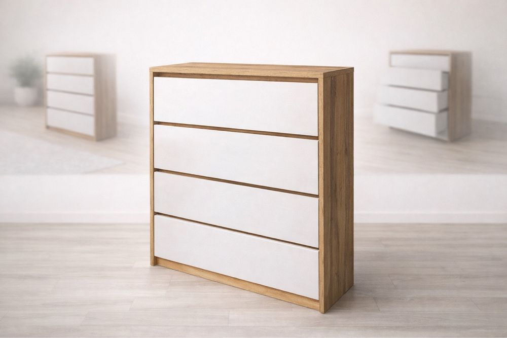 Комод ПВХ, новый, 4 ящика