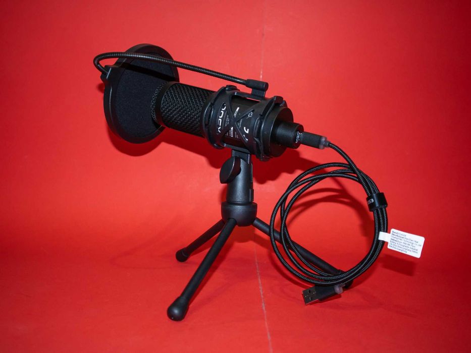 NOS 500 USB Кондензаторен Микрофон с Neumann капсула за студио подкаст и стрийминг