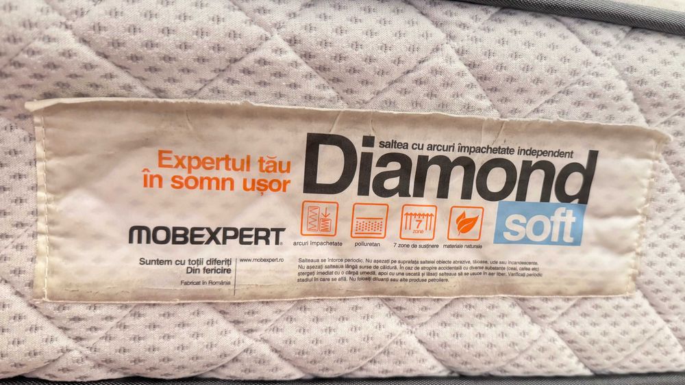 Saltea Mobexpert Diamond Soft 160x200 cm Arcuri Impachetate