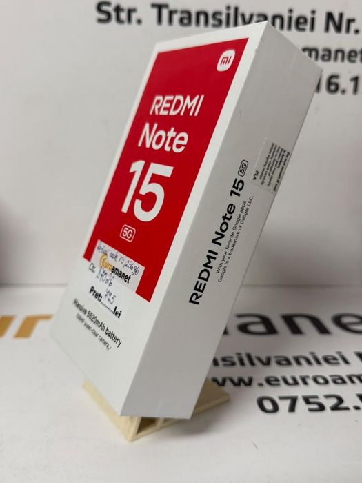 Telefon Mobil Xiaomi REDMI Note 15, 6GB RAM, 128GB -T-
