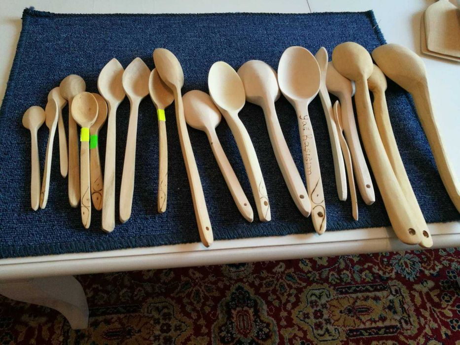 дървени лъжици голямо разнообразие