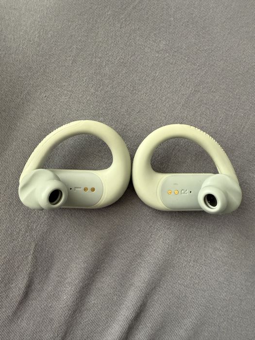 Безжични слушалки JBL - Endurance Peak 3, TWS, бели/сиви