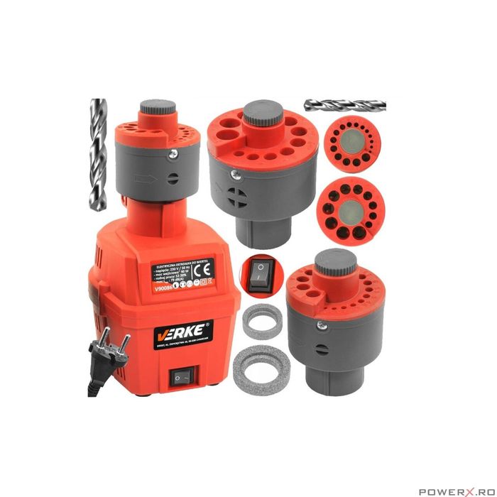 Dispozitiv de ascutit burghie 3 - 16 mm, 90w, Verke