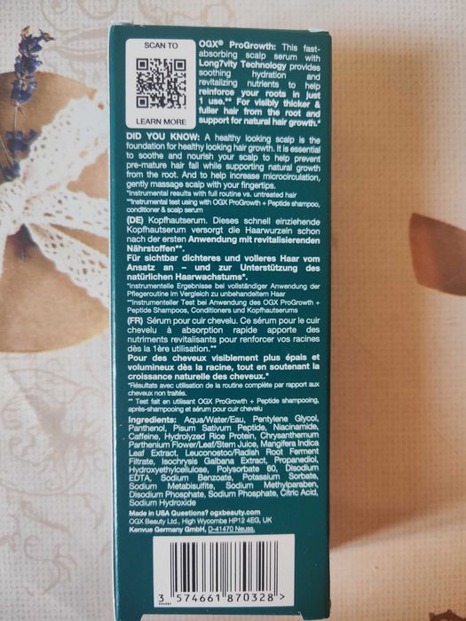 Serum pentru scalp