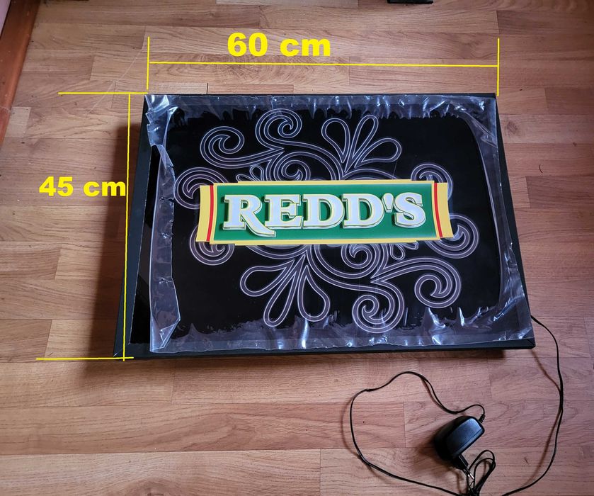 panou reclama BERE bar decoratiune garaj gradina gratar 60 x 45 cm la priza 220 v multicolor NOU !