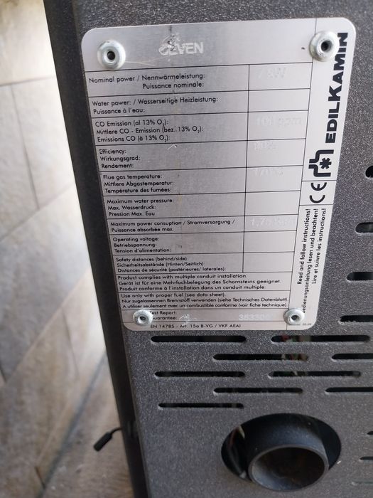 Șemineu pe peleti 7kw