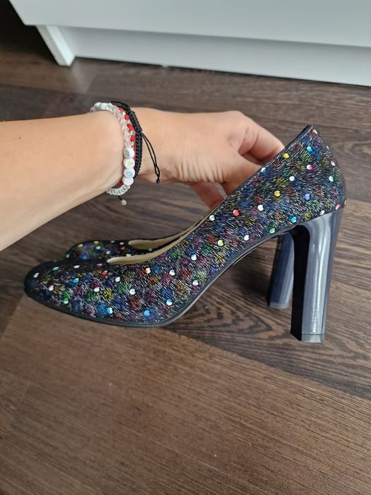 Pantofi piele naturala Pantorom marimea 38