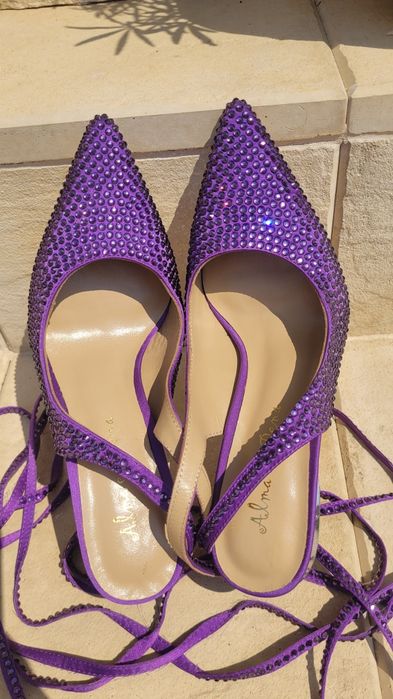 Pantofi, Sandale Alma en Pena, noi, piele naturală, 37