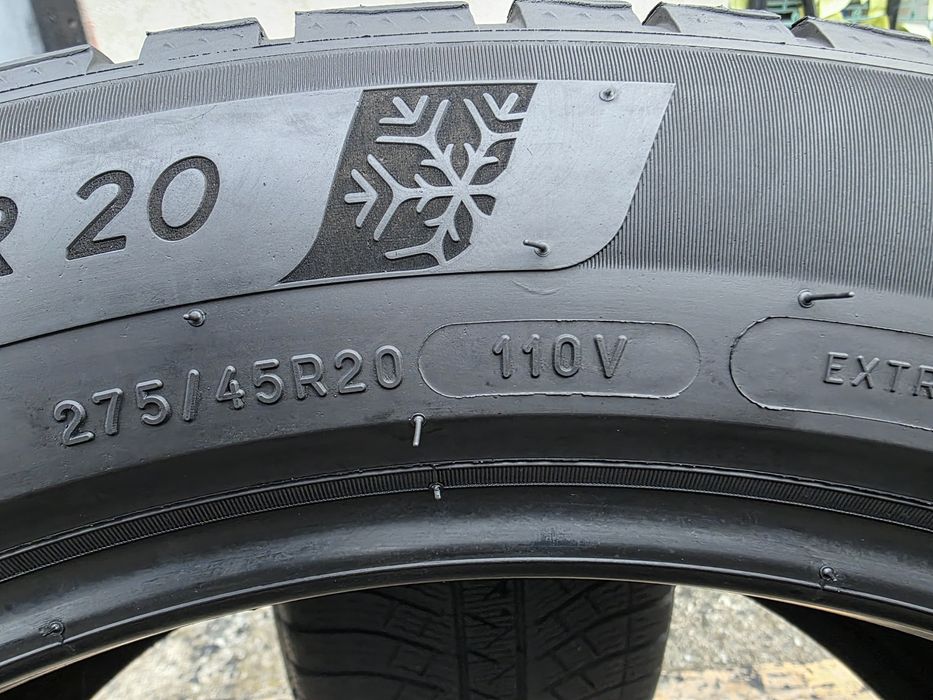 Vând două anvelope de iarna michelin pilot alpin 275 45 20 dot 3723