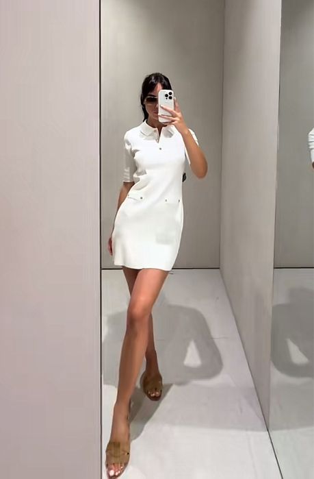 Рипсена рокля Zara