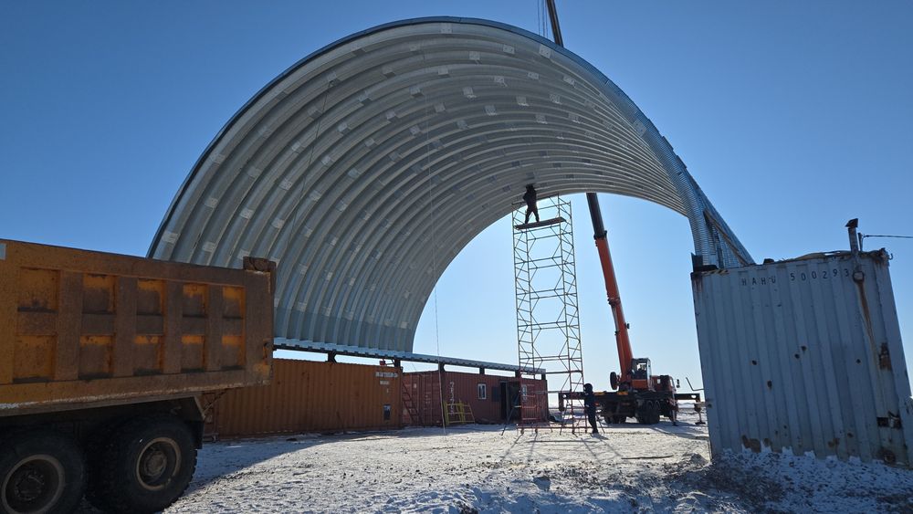 Ангар бескаркасный