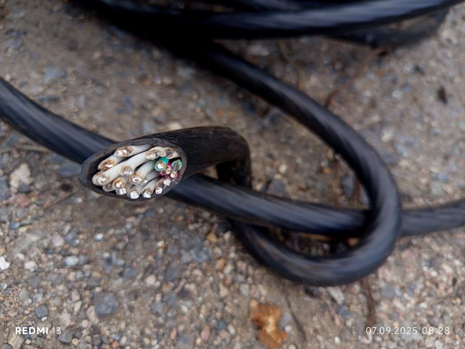 Алюминиевые и медные кабели.