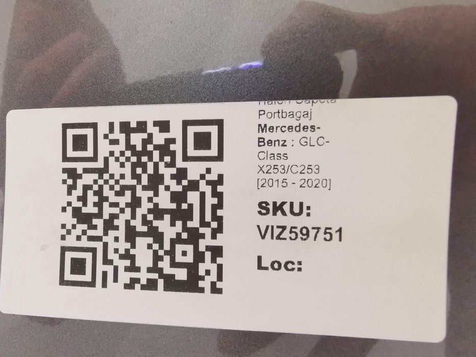 Задно стъкло Капак багажник Мерцедес-Бенц ГЛЦ-Клас / Mercedes-Benz GLC