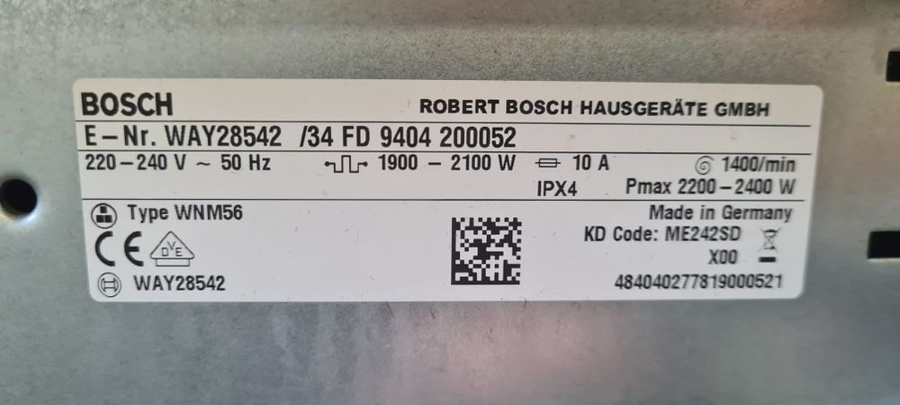 ТОП Пералня Bosch Home Profesional 8кг А+++