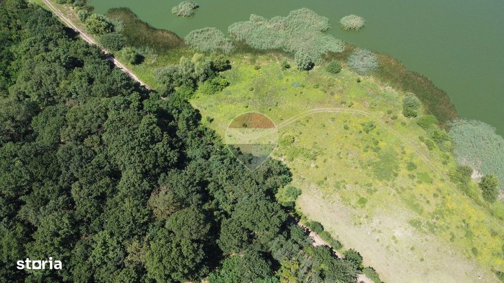 Teren 2404 mp la Lacul Murani langa padure concept Green and Blue