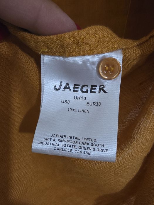 Ленена риза шафрановожълта