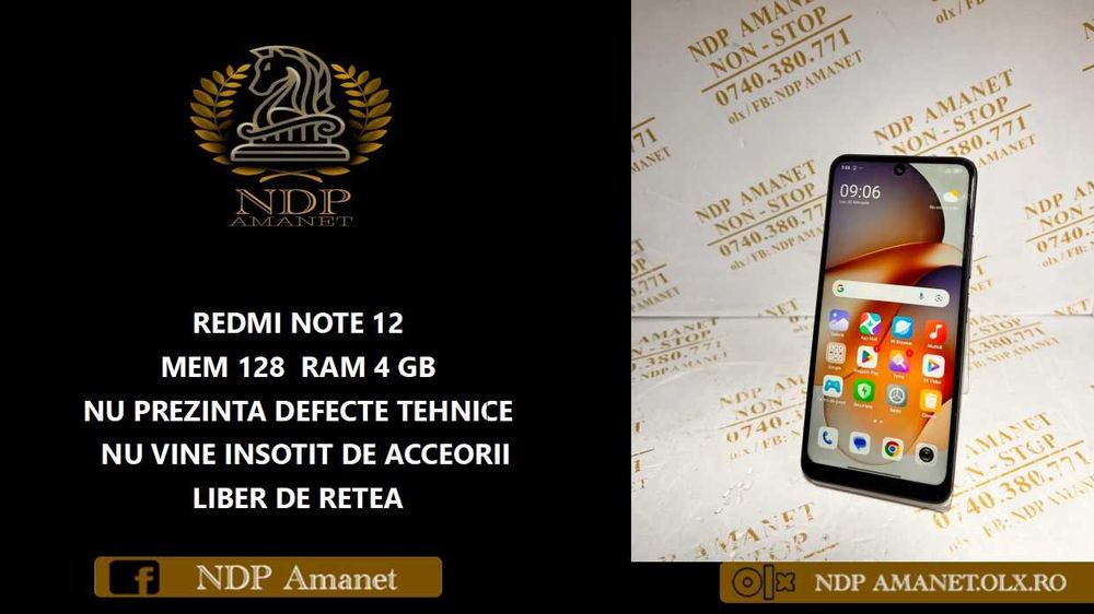 NDP Amanet Calea Mosilor REDMI NOTE 12 (57340)