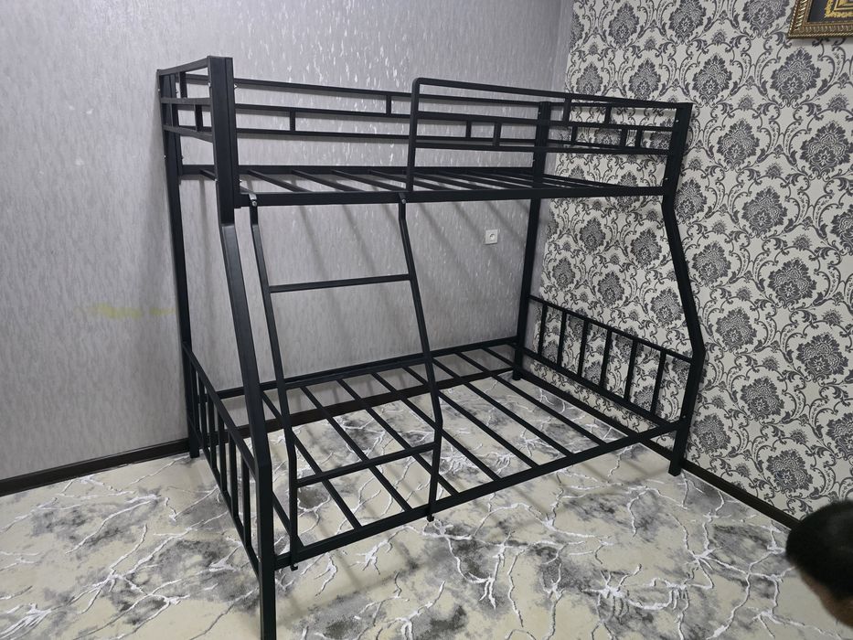 Двухъярусная кровать. Двухместный кровать. Детский кровать. Ikki etaj