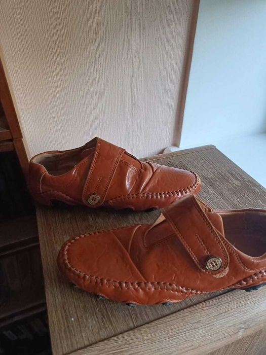 Макасины новые кожанные
