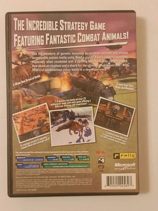 Joc PC - Impossible Creatures (joc + manual)