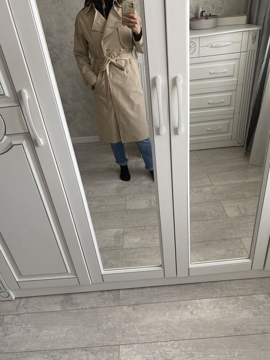 Тренч бежевый