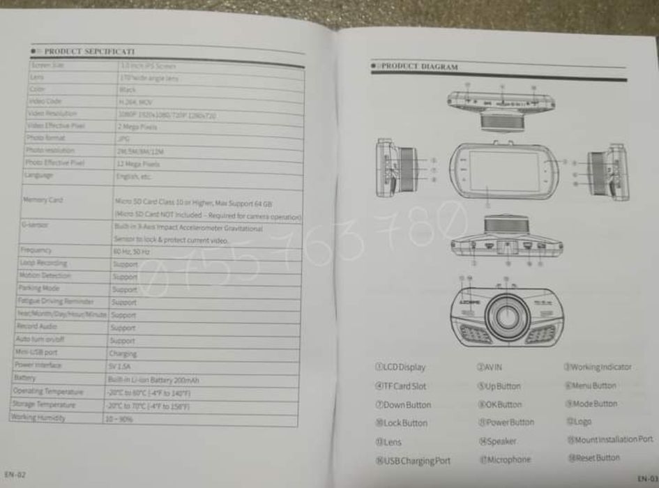 Camera auto DVR - AZDOME M11 FHD 1080P