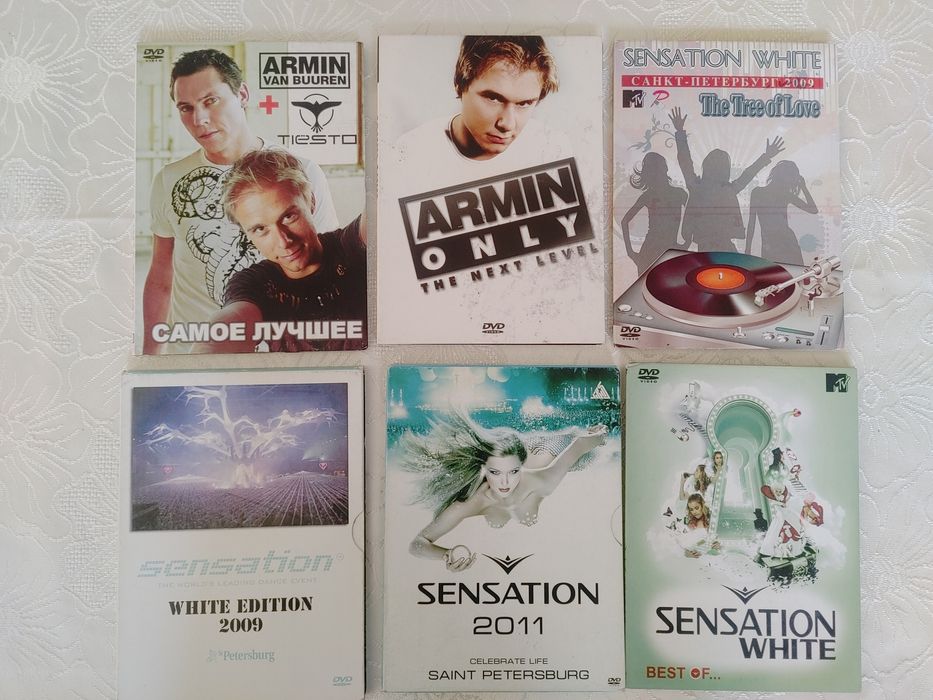 ДВД клипы  разные