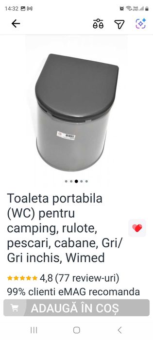 Toaleta portabila adulti