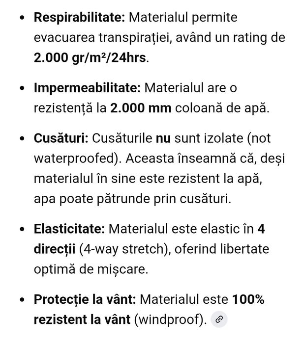 Geacă de schi pentru femei, mărimea 40