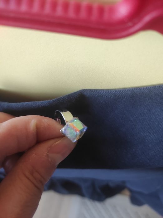 Тъмносиня рокля от трико