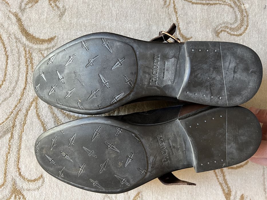 Боти Cesare Paciotti кафяви велурени