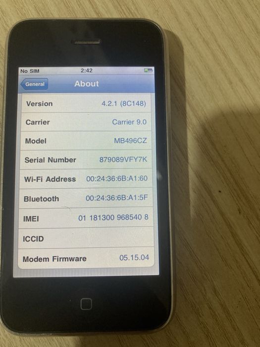 iPhone 3G, 16GB, отличен