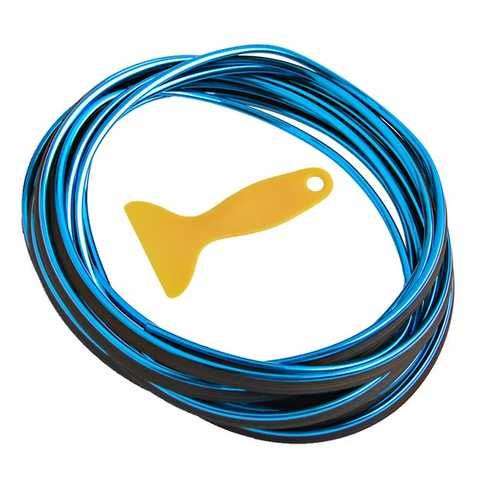 Декоратина лайсна за интериор на автомобил - 5 метра/5 цвята.