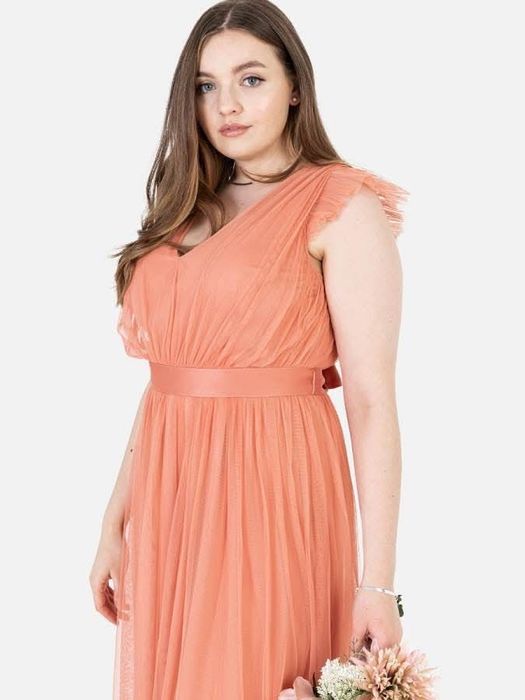 Официална макси рокля за сватба 2хл или 3хл  Anaya with love ххл хххл