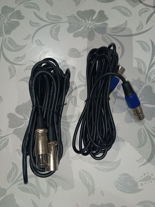 Аудиокабель XLR/XLR,  черный колонка учун