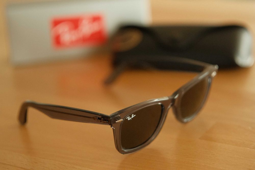 Ochelari soare RayBan RAY Ban Wayfarer Transparent Gray 50mm