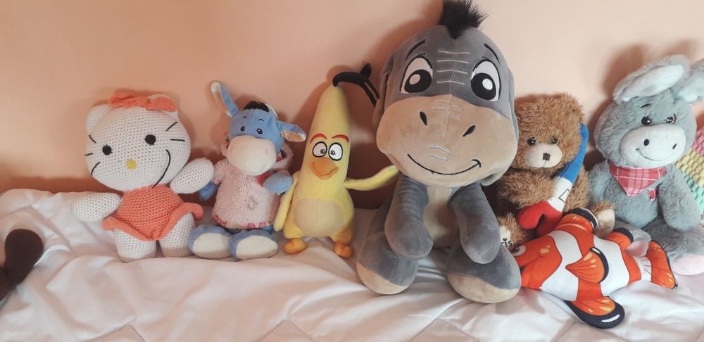 Плюшени играчки Магаре, Пиле, Елен, Мече, Зайче