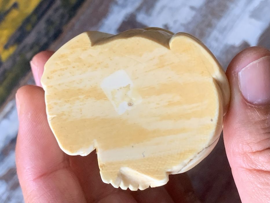 Стара китайска фигура Буда, кост