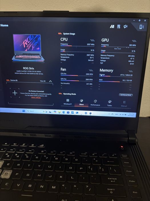 Laptop Asus Rog strix g531 gt