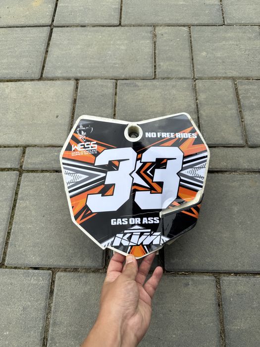 Plastic KTM exc 250 sxf 350 alb 300