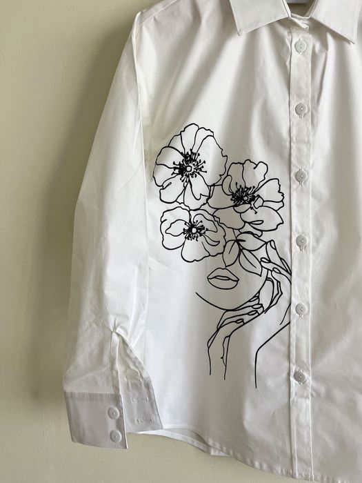 Camasa din bumbac cu imprimeu