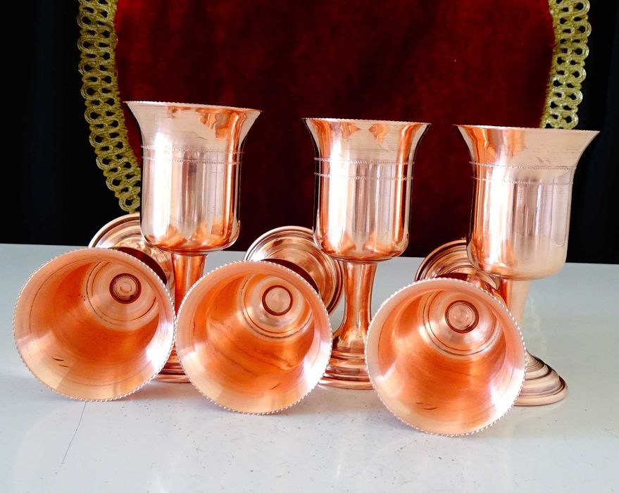 Медна халба,медна чаша,медна кана,чиста червена мед.