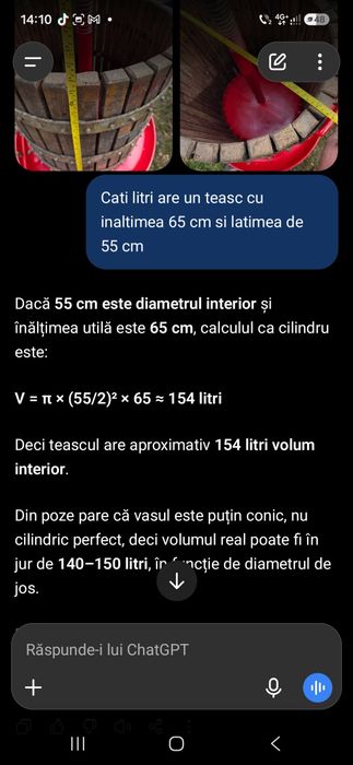 Teasc Italian cu reductor  recent adus