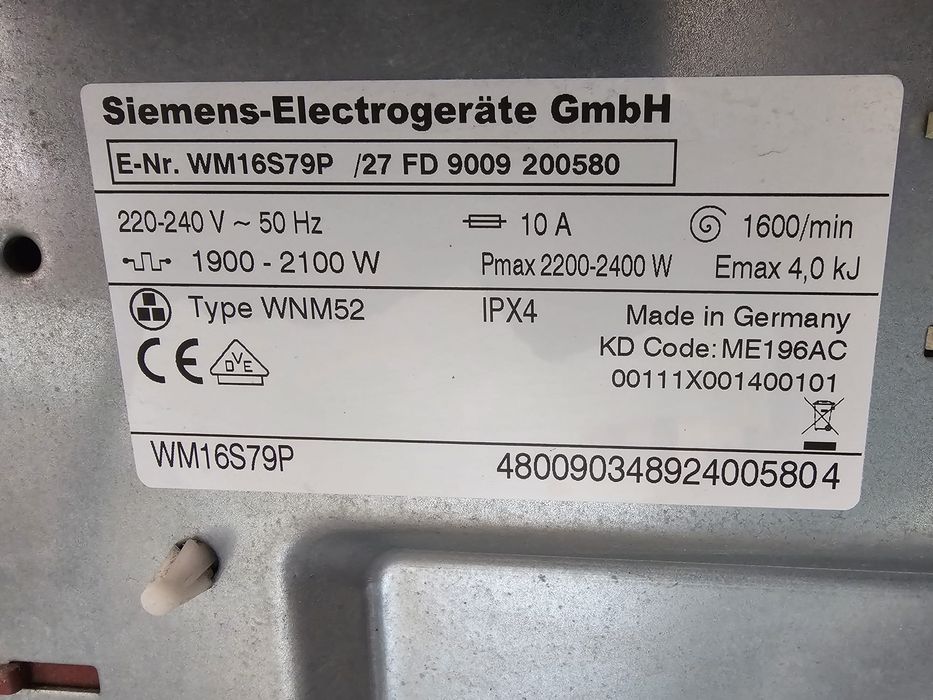 Masina de spalat Siemens Bosch  Miele  AEG