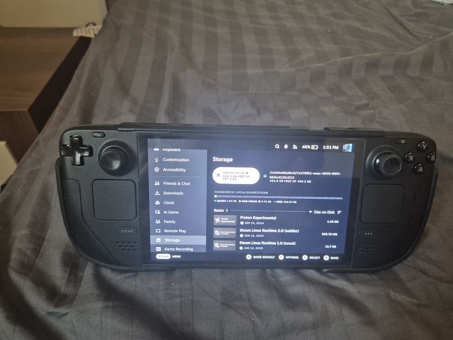 Steam deck OLED 512 gb(+san disk 512 gb)