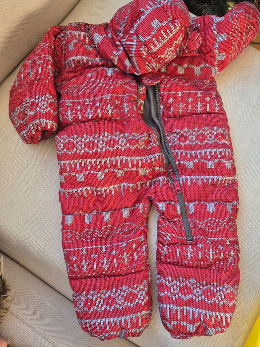 КОМПЛЕКТ: Зимен гащризон, Яке, подплатени дънки, риза Mayoral, 3м -6м