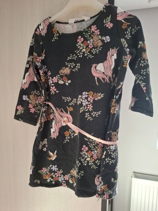 Всичко в обявата по 10 лв Рокля с коланче за момиче 3 -4г.