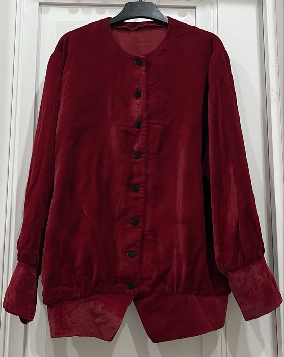 Жакет из велюра , б/у