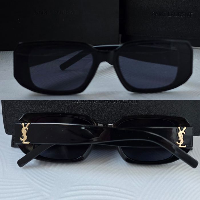 Дамски слънчеви очила правоъгълни 2 цвята черни