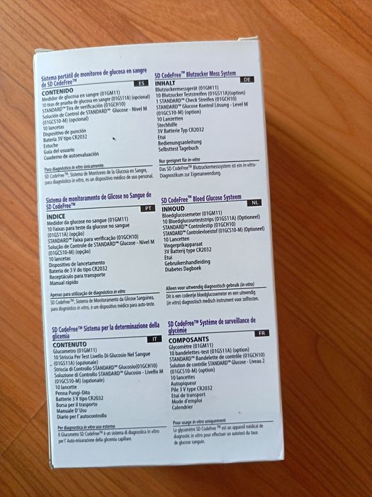 Aparat pentru masurarea glicemiei (glucometru)